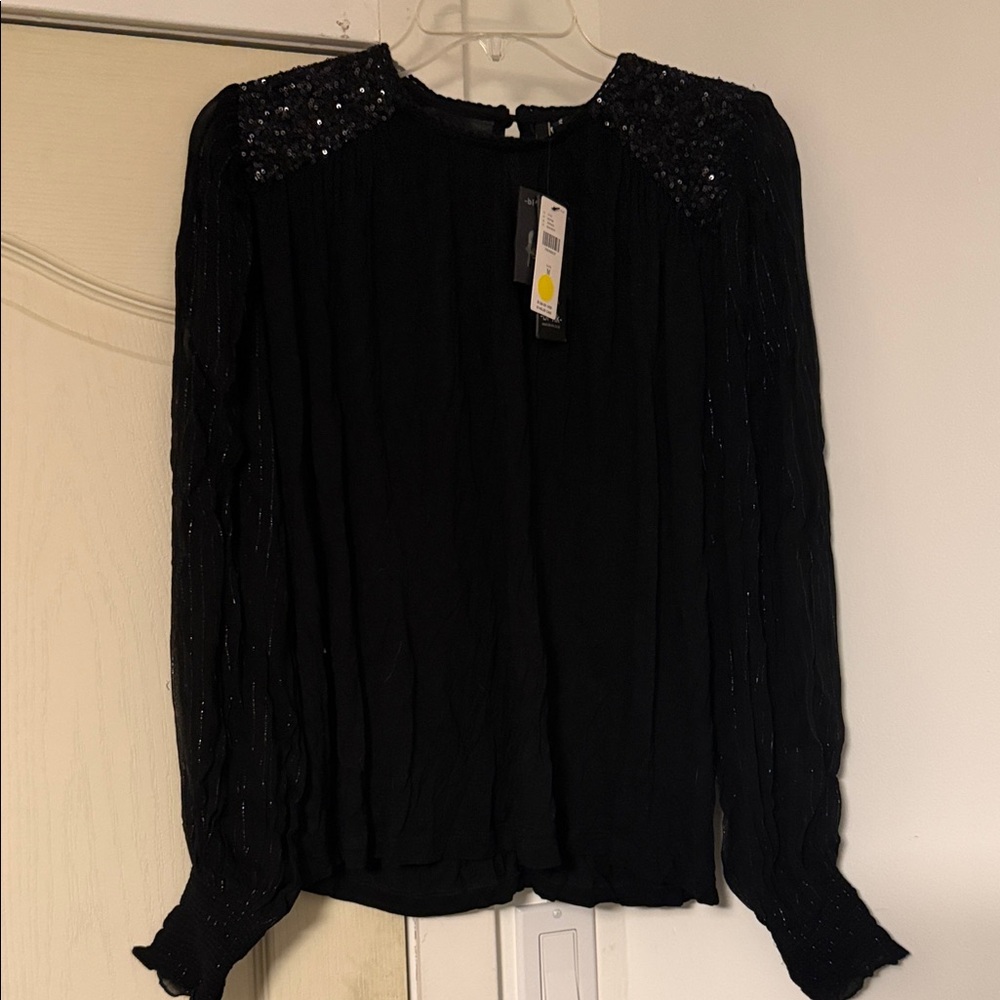 Elegant Black Women's Top
